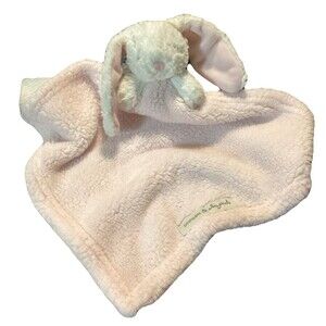 Blankets and Beyond Pink Bunny Rabbit Baby Lovey Security Blanket Plush 2016